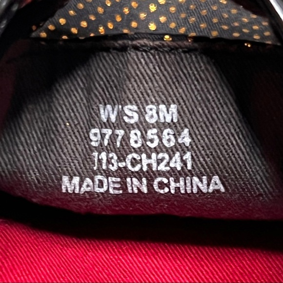 Sperry Top-Sider Black with Gold Polkadots Slip-On Loafer/Boat Shoes - Picture 10 of 10